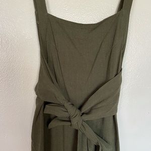 Olive Green Romper. XS